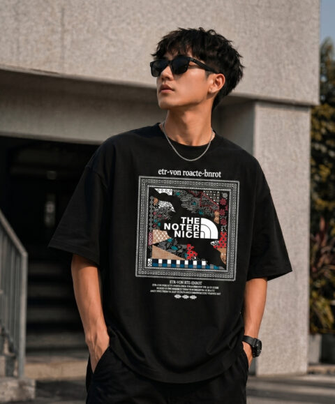 Modern Graphic Premium Oversized T-Shirt