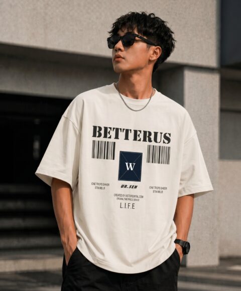 Modern Graphic Premium Oversized T-Shirt