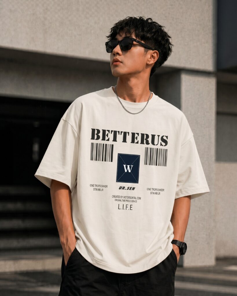 Modern Graphic Premium Oversized T-Shirt
