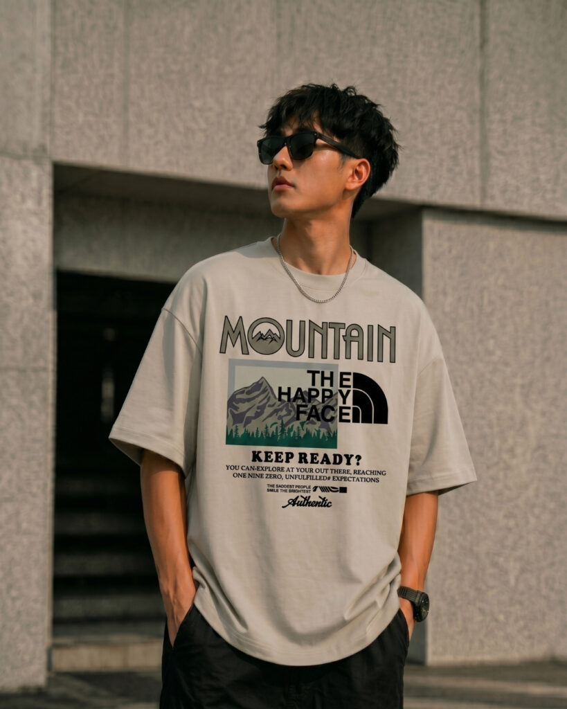 Modern Graphic Premium Oversized T-Shirt