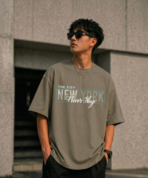 Modern Graphic Premium Oversized T-Shirt