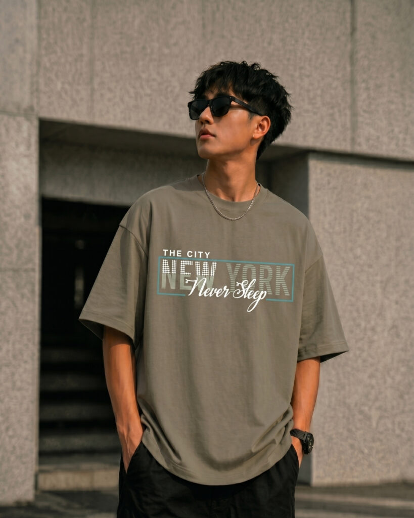Modern Graphic Premium Oversized T-Shirt