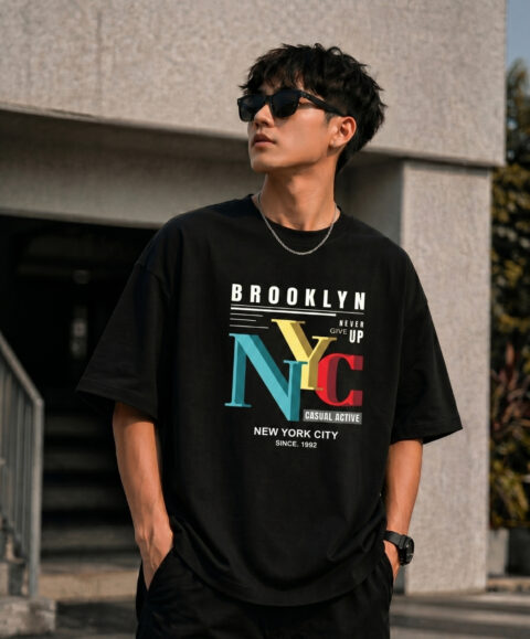 Modern Graphic Premium Oversized T-Shirt